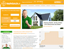 Tablet Screenshot of heizpellets24.at